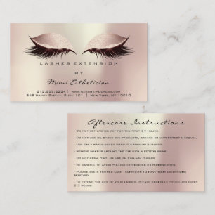 Cartão De Visita Os chicotes das instruções dos cuidados