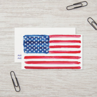 Cartão De Visita Os EUA embandeiram forças armadas americanas