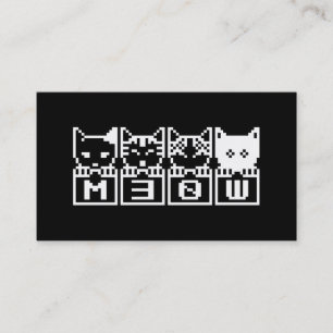 CARTÃO DE VISITA OS GATOS 8-BIT M30W