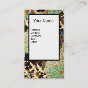 Cartão De Visita Os GUINDASTES do VÔO, PRIMAVERA FLORESCEM o