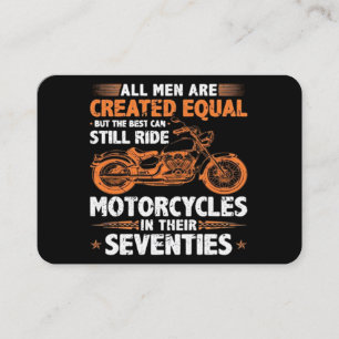 Cartão De Visita Os melhores homens ainda podem pilotar motocicleta