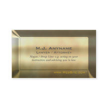 Ouro-efeito do luxo do advogado/advogado