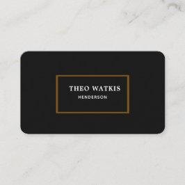 Cartão De Visita ouro negro edição código qr