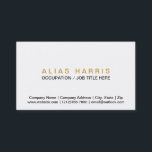 Cartão De Visita Ouro preto clássico do ~<br><div class="desc">Um melhor vendedor - um cartão de visita denominado clássico profissional é elegante e moderno no preto com ouro no branco simples</div>