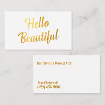 Ouro Simples de Artista de Makeup