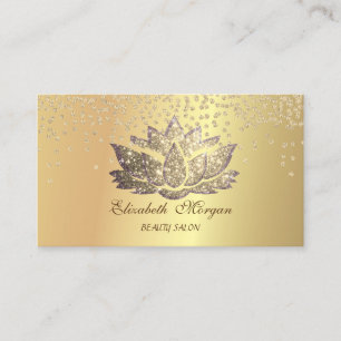 Cartão De Visita Ouros de Na moda Elegante - Lótus