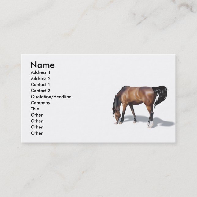 Cartão De Visita Outro017 , Nome, Endereço 1, Endereço 2, Contato . (Frente)