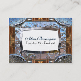 Cartão De Visita Overtynes 3,5" moderno chique x 2,5"