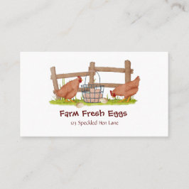 Cartão De Visita Ovos da Fazenda