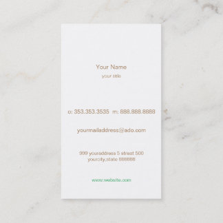 Cartão De Visita owl フクロウ名刺