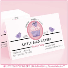 Padaria de Cupcake Rosa Personalizada