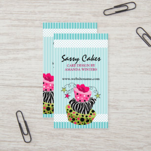 Cartão De Visita Padaria do bolo da arte