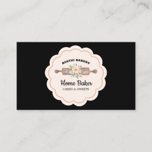 Cartão De Visita Padaria Rústica do Pino Negra