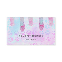 padrão azul púrpura das patas de estimação