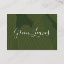 Padrão Botânico de Folhas Verdes