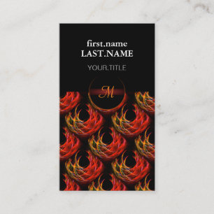 Cartão De Visita Padrão de Arte Abstrata Elegante Boho Moderno Fofo