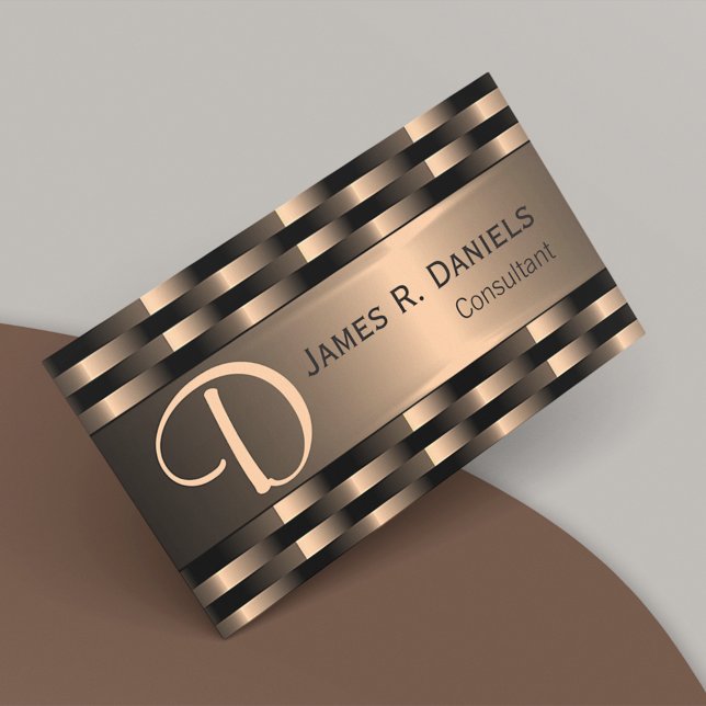 Cartão De Visita Padrão de Arte Metálica de Lúpulo Vermelho abstrat (Criador carregado)