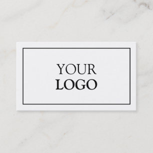 Cartão De Visita Padrão de Assinatura Clássica