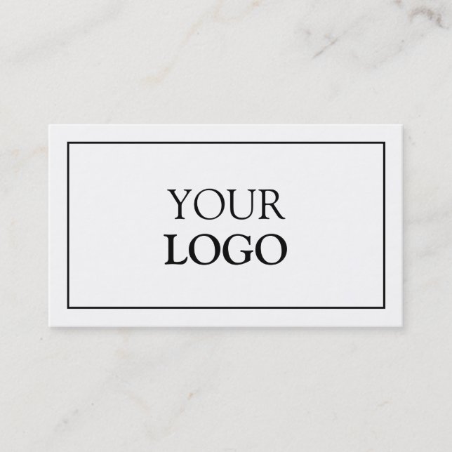 Cartão De Visita Padrão de Assinatura Clássica (Frente)