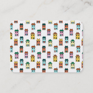 Cartão De Visita Padrão de Casas Pequenas