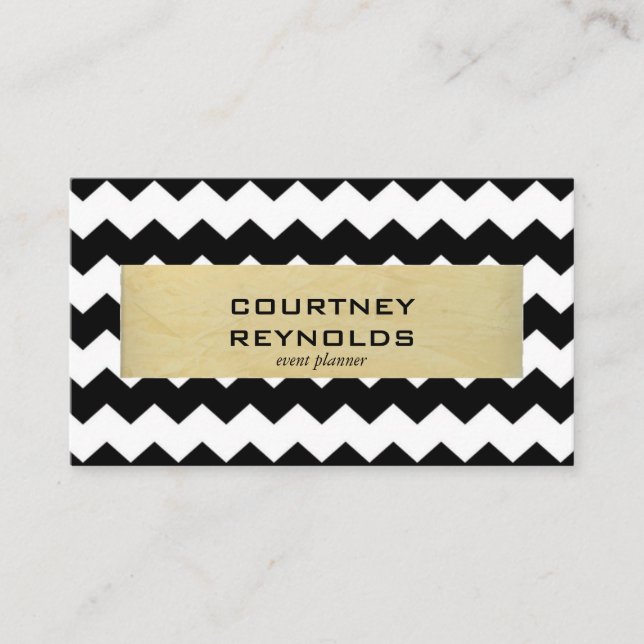 Cartão De Visita Padrão de fogão preto e branco retrô amarelo (Frente)