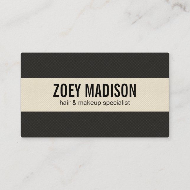 Cartão De Visita Padrão de Grade e Escala 2 (Frente)