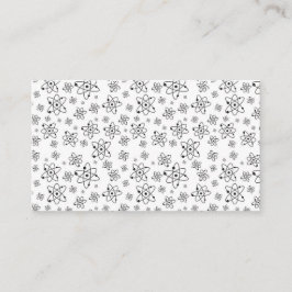 Cartão De Visita Padrão de Idade Atômica Retroativa dos Átomos