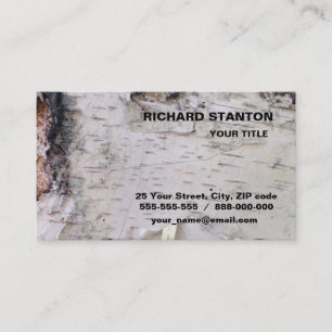 Cartão De Visita Padrão de latido de aves