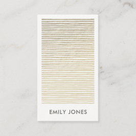 CARTÃO DE VISITA PADRÃO DE LINHA DE FAUX DE PRATA ARTÍSTICA