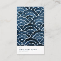 Padrão de Onda Azul Seigaiha