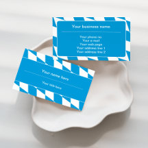 Padrão de Sinalizador Baviera Azul e Branco