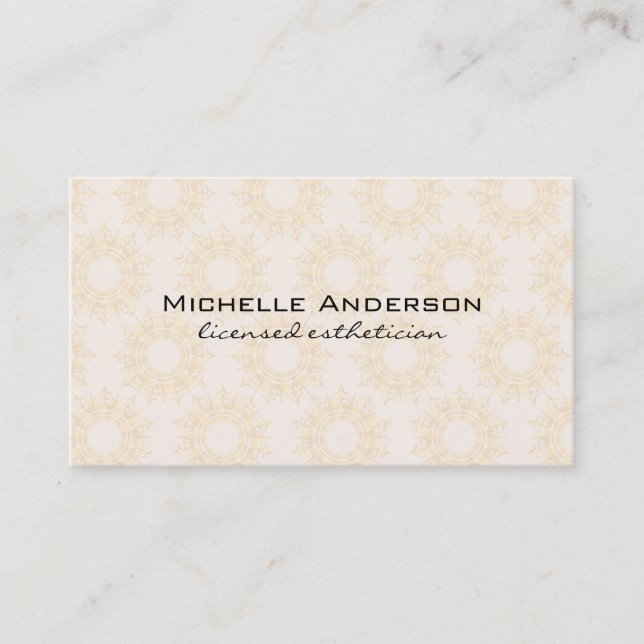 Cartão De Visita Padrão do ornamentado (Frente)