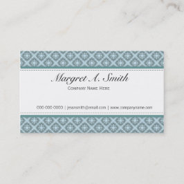 Cartão De Visita Padrão elegante, na moda e clássico