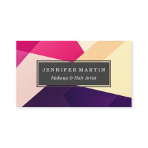 Padrão Geométrico Preto Amarelo Cor-de-Rosa Modern