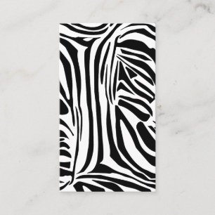 Cartão De Visita Padrão zebra