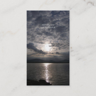 Cartão De Visita Padre do pastor do cristão