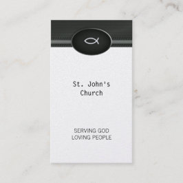 Cartão De Visita Padre do pastor | do cristão |