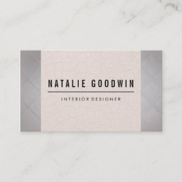 Cartão De Visita Padrões Contemporâneos Interior