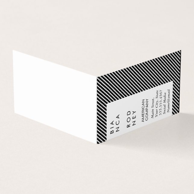 Cartão De Visita Padrões e faixas do espiral (Exterior)