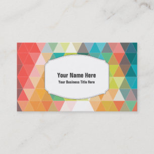 Cartão De Visita Padrões legal do quadril