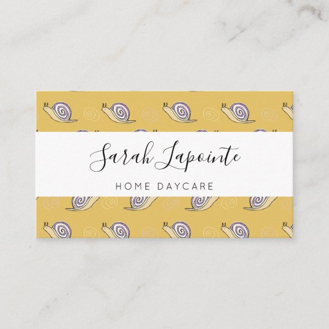 Cartão De Visita Padrões para unhas e espirros ilustrados (Frente)