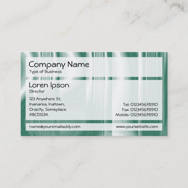 Cartão De Visita Painéis 02 - Glassworks 02 (Frente)