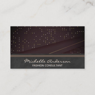 Cartão De Visita Painéis Escuros Contexto dos padrões de luxo