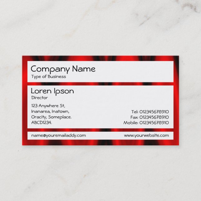 Cartão De Visita Painéis - Hall of Flame 02 (Frente)