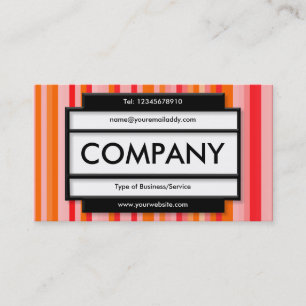 Cartão De Visita Painel de na moda II - Faixa 01