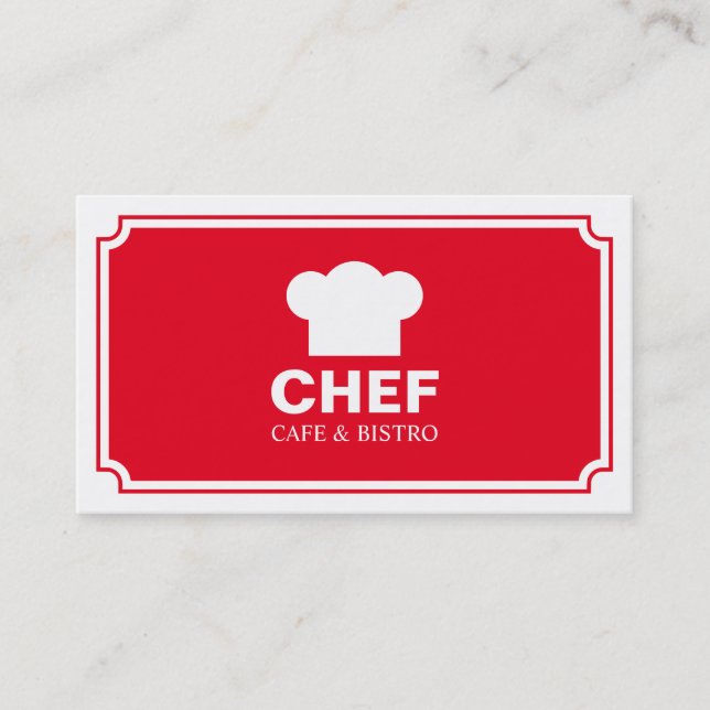 Cartão De Visita painel na moda - Vermelho (Frente)