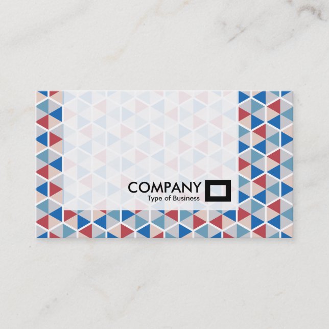 Cartão De Visita Painel - Padrão de hexágono 05 (Frente)