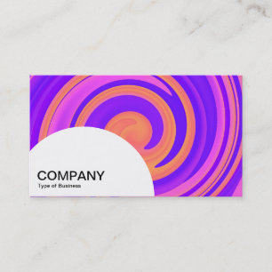 Cartão De Visita Painel semicírculo - Roteiro do Abstrato 250816 - 