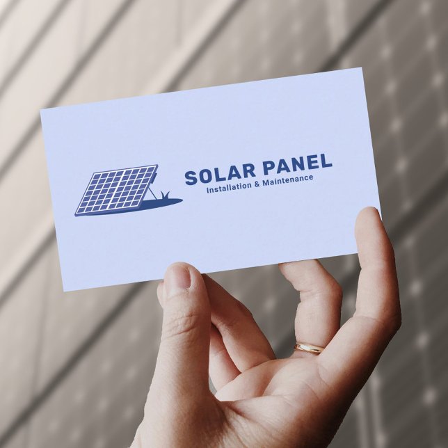 Cartão De Visita Painel solar (Solar Panel Business Card)