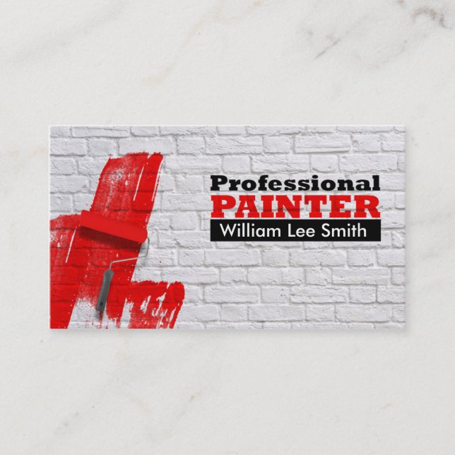 Cartão De Visita Painter Business card (Frente)